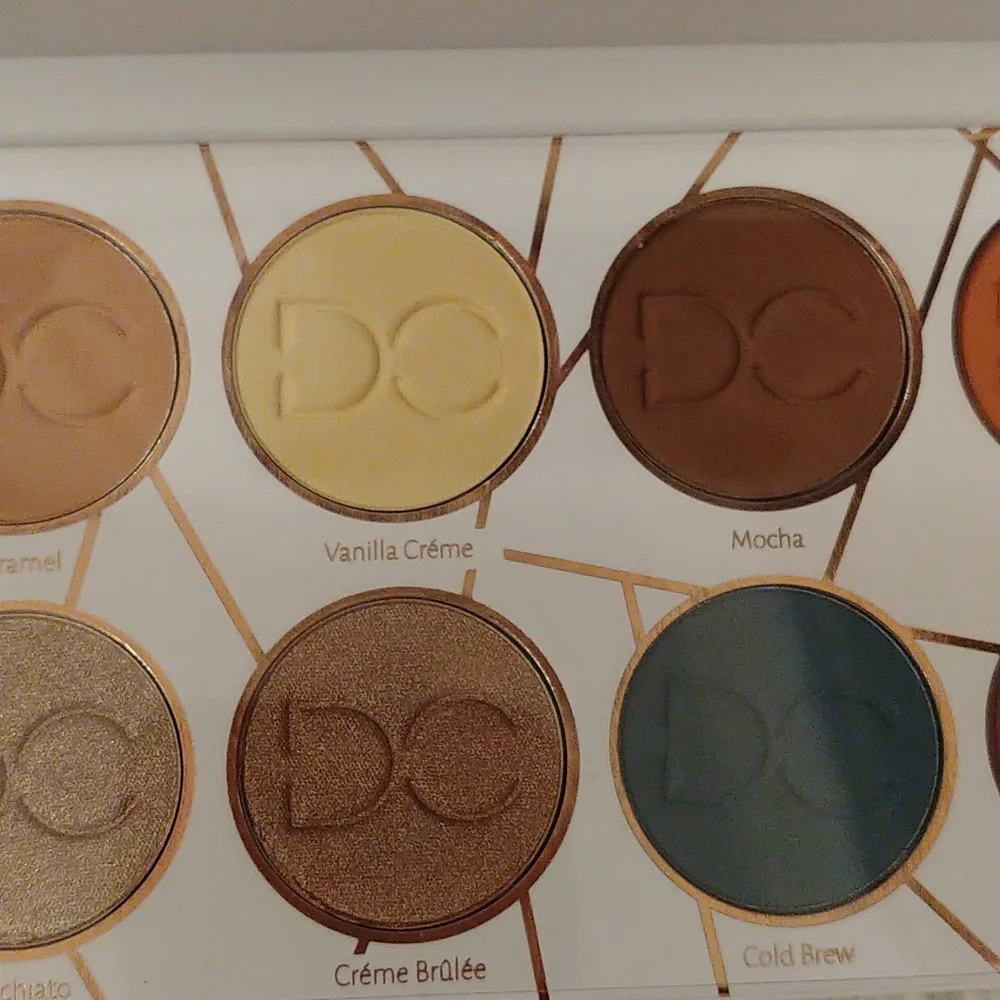 💝FIRM! NWT DOMINIQUE COSMETICS LATTE EYESHADOW PALETTE